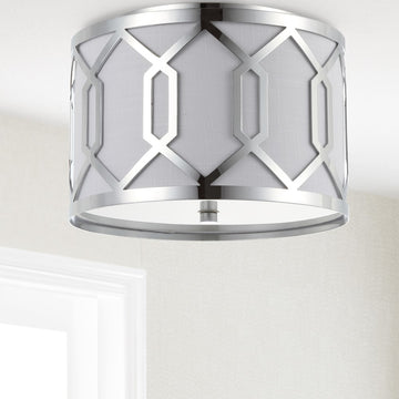 Hex Metal LED Flush Mount - JONATHAN Y